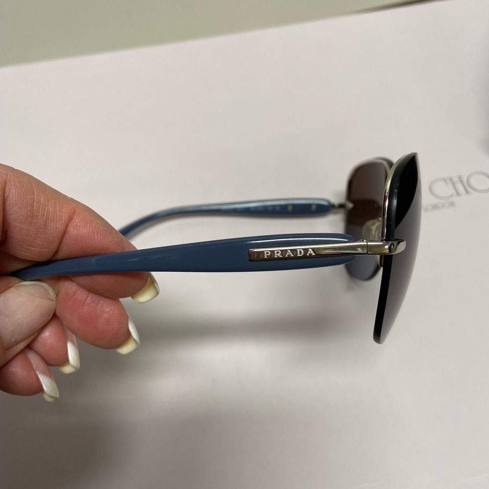 Prada sunglasses. Brown blue. 60 x 17 - Picture 2 of 7